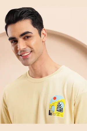Mast & Harbour Men Printed Relaxed Fit T-shirt
