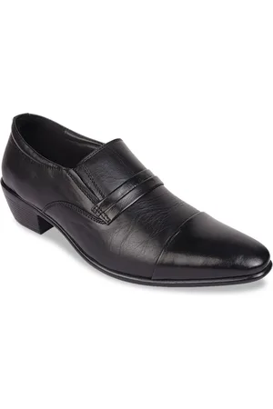 Regal Men Black Leather Loafers