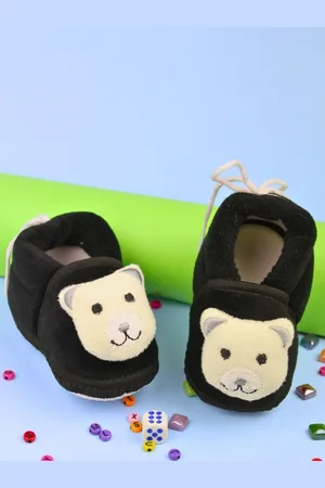 Neska Moda Unisex Kids Cotton Booties