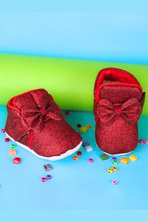 Neska Moda Girls Cotton Booties
