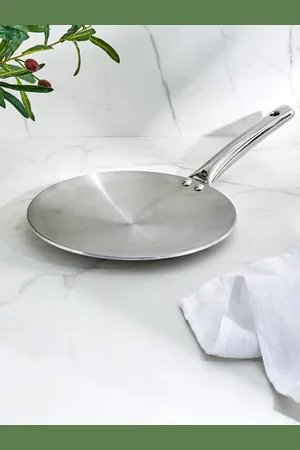 Home Centre Valeria Carin Stainless Steel Induction Concave Tawa