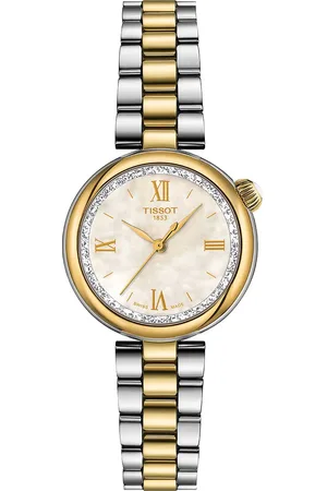 Tissot Women Mother of Pearl Dial & Stainless Steel Bracelet Style Straps Analogue Watch T1520102211801