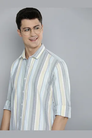 Mast & Harbour Men Standard Striped Casual Shirt