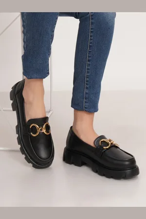 HASTEN Women Embellished Heeled Lightweight Loafers