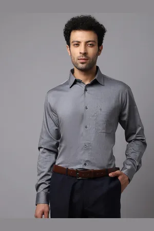 CANTABIL Men Grey Formal Shirt