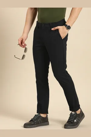 Being Human Men Solid Mid-Rise Regular Fit Chinos