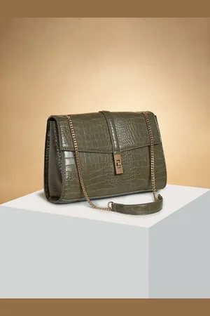 Pantaloons Colourblocked PU Swagger Shoulder Bag