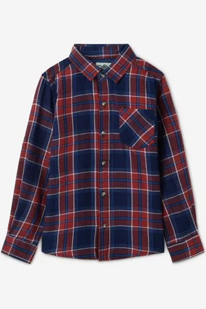 The Souled Store Boys Tartan Checks Opaque Checked Casual Shirt