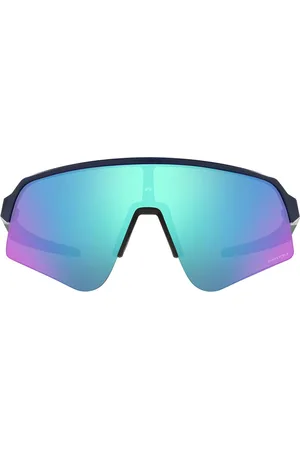 Oakley Men UV Protected Blue Lens Rectangle Sunglasses - 0OO946594650539