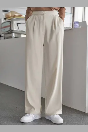 Broadstar Women Pleated Korean Pants
