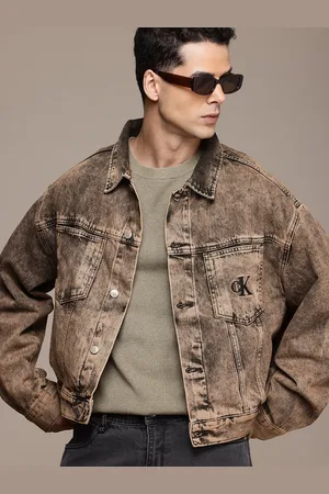 Calvin Klein Pure Cotton Oversized Fit Faded Denim Jacket