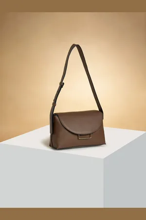 Pantaloons Colourblocked PU Structured Shoulder Bag