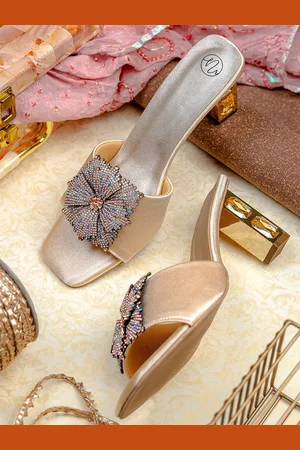 Nidhi Rathi Women Embellished Party Block Sandal