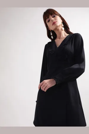CENTRESTAGE V-Neck A-Line Dress