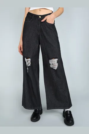 Chemistry Women Flared High-Rise Mildly Distressed Jeans