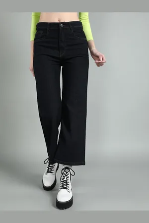 Chemistry Women Flared High-Rise Low Distress Stretchable Jeans