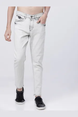 Highlander Men Grey Tapered Fit Jeans