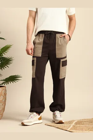 Mast & Harbour Men Jogger Style Cargo Trousers