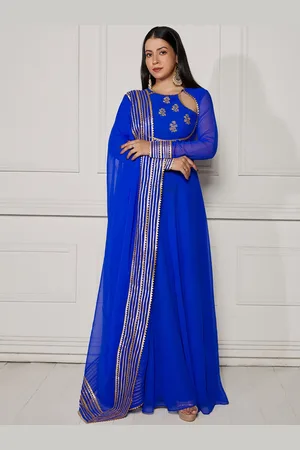 Nüd Women Floral Georgette Kurta