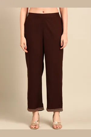 De Moza Women Mid Rise Trousers