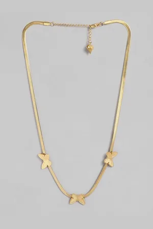 DressBerry Butterfly Design Shape Chain Necklace