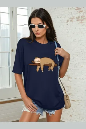 Corsica Women Graphic Printed Round Neck Relaxed Fit T-shirt