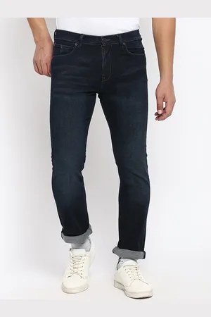 Lee Men Navy Blue Stretchable Jeans