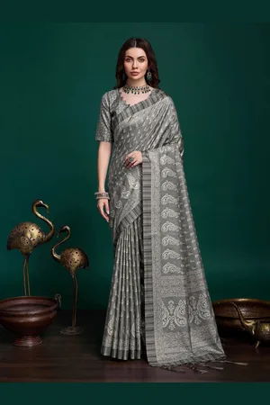 Ishin Ethnic Motifs Sambalpuri Saree