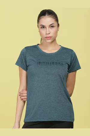 dollar Women Microfiber Printed Anti Bacterial Sports T-Shirt