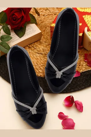 BAESD Girls Embellished Block Heel Pumps