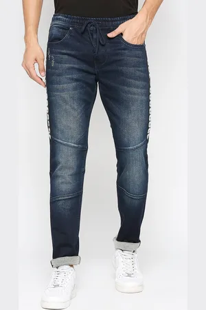 Being Human Men Mid Rise Clean Look Heavy Fade Jeans
