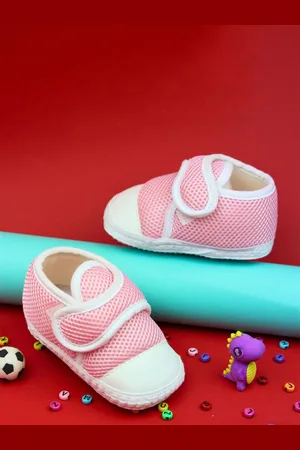 Neska Moda Unisex Kids Cotton Booties
