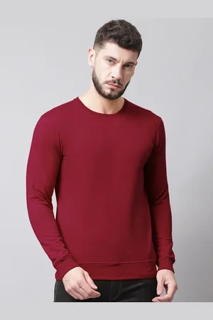 Friskers Men Round Neck Fleece Pullover Sweatshirt