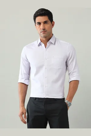 Arrow Men Slim Fit Opaque Printed Formal Shirt