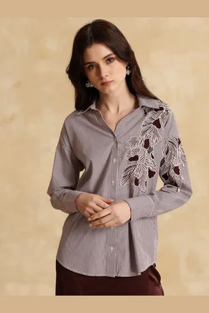 Kazo Women Opaque Party Shirt