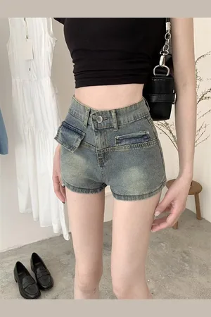 DressBerry Women Slim Fit High-Rise Hot Pants Shorts
