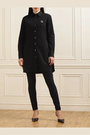 Karl Lagerfeld Women Slim Fit Opaque Casual Shirt