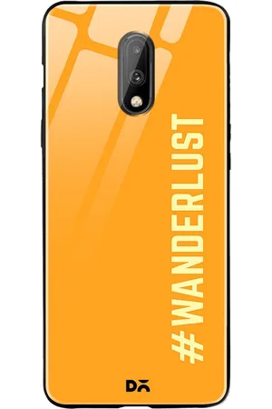 DailyObjects Yellow & Beige Wandering OnePlus 7 Glass Cover