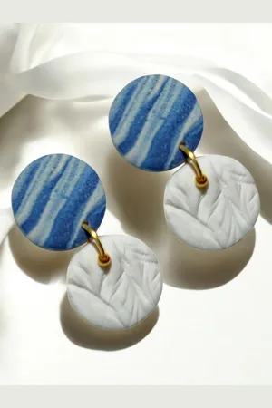 AccessHer Circular Drop Earrings