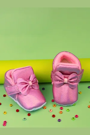 Neska Moda Girls Cotton Booties