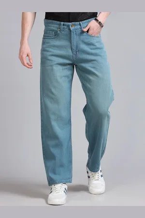 Roadster The Lifestyle Pure Cotton Loose Wide Leg Fit Jeans
