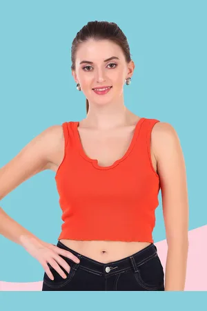 Mast & Harbour Cotton Tank Crop Top