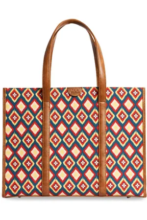 TEAL Women Printed Oversized Shopper Tote Bag