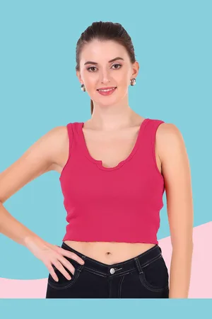 Mast & Harbour Cotton Tank Crop Top