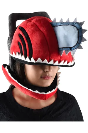 COMICSENSE Unisex Chainsaw Man Anime Devil Hunter Plush Headgear