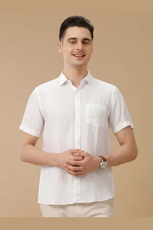 Linen Club Men Contemporary Slim Fit Opaque Casual Shirt