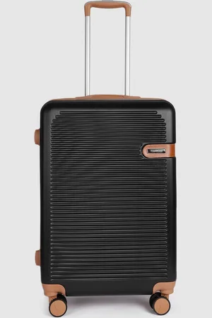 Teakwood Leathers Textured Hard-Sided Medium-Sized Check-In Trolley Bag 57L