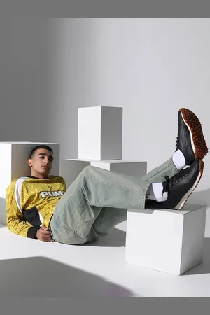 PUMA Unisex Easy Rider Leather Sneakers