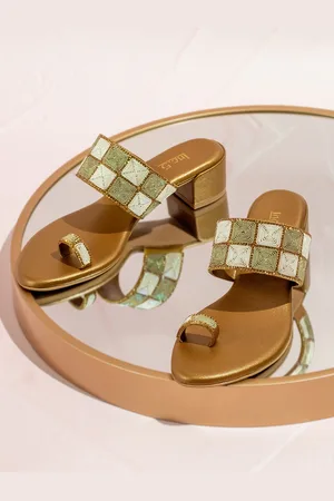 Inc 5 Women Embellished One Toe Block Sandals