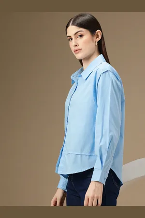 Chemistry Pure Cotton High-Low Pure Cotton Shirt